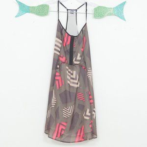 Roxy Sleeveless Abstract Print Dress